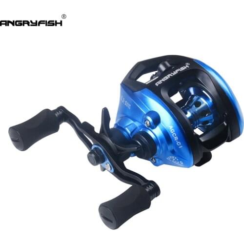 Low-Profile Reel 9+1 BBs 6.3:1 Baitcasting Reel 5kg Dual Brake System Reel High Speed Fishing Reel