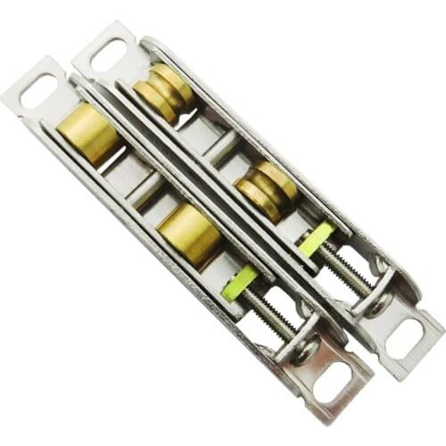 Balcony Sliding Plastic Steel Door Pulley Aluminum Alloy Screen Window Brass Wheel Muted Roller Hardware