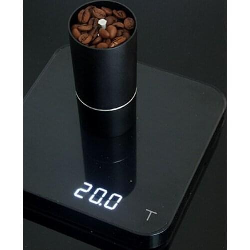 Hand Crank Coffee Bean Grinder Portable Light Luxury Coffee Machine Manual Grinder Stainless Steel Aluminum Alloy Kitchen Tools