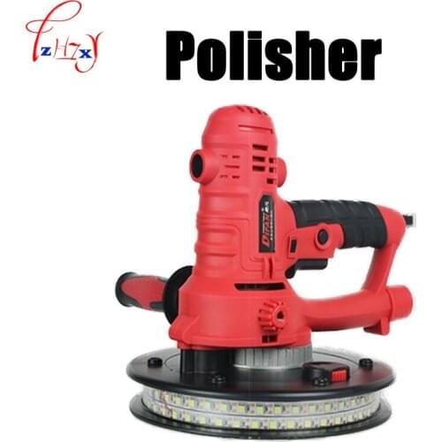 220V 800W 1PC Dustless wall sander DF-180B double row lamp tape wall polishing machine surface putty grinding polishing machine