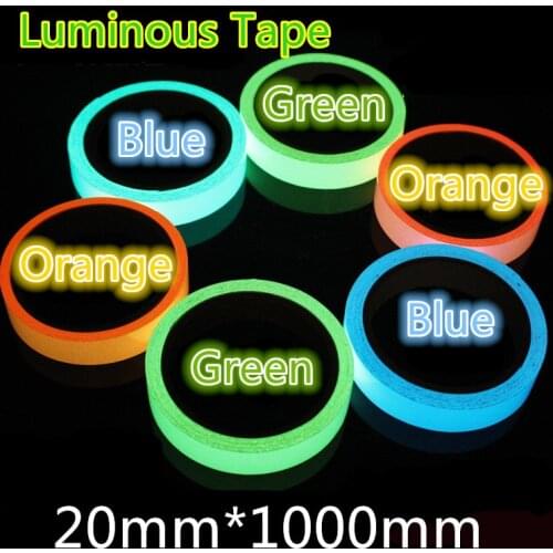 GWOLVES 1M Luminous Tape Self-adhesive sticker Vision Glow Dark Safety Night party toys Home decoration Children DIY youe shone