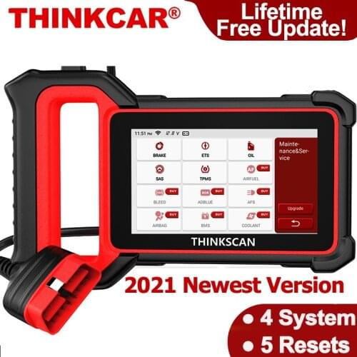 THINKCAR Thinkscan Plus S6 Automotive Tools Engine ABS SRS Transmission System Oil TPMS Diagnostic Tools OBD2 Automotive Scanner