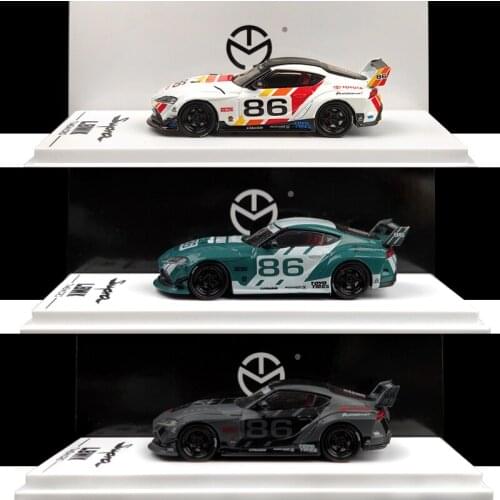 Time Micro 1:64 2021 NEW Painting LBWK Wide Body Modification GR SUPRA Alloy Diorama Car Model Collection Miniature Carros Toys