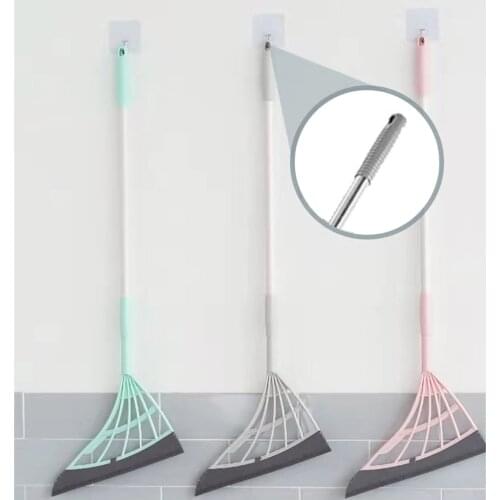 1 piece Strong Density PP Material Saving Space 2-in-1 Sweeper Easily Dry Easy to Clean Non-slip Handle