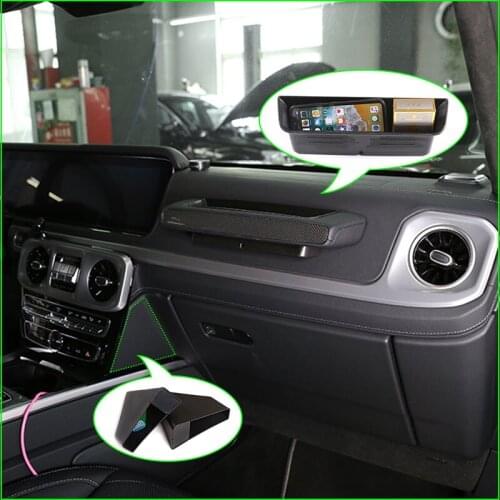 For Mercedes-Benz G-Class Co-Pilot Handle Storage Box Large G Seat Gap Storage Box G500 Car Interior Modification Accessories