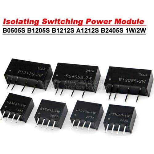 1PCS B0505S 1W 2W B0303S B1205S B2405S B1212S A1212 regulated power supply module Isolating Switching Power