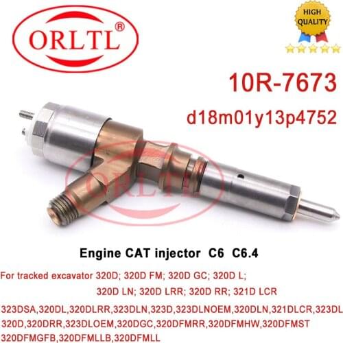 10R-7673 (d18m01y13p4752) 10R7673 10R 7673 For 320D & 320D L Excavators MGG00001-UP (MACHINE) POWERED BY C6.4 Engine