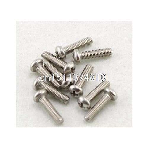50 Metric M3 20mm Stainless steel Cross Recessed Pan Head Screws