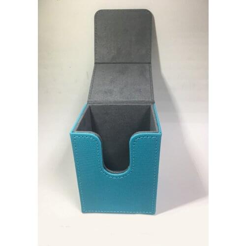 80+ Small Size Top-Loading Card Case Card Holder Deck Case Mtg Pokemon Yugioh Board Game TCG Box Deck Box :Blue Color