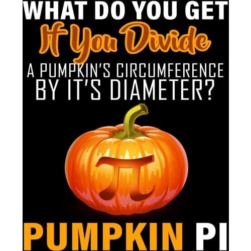 AIDANDAN Pumpkin Pi Math Teacher Pun Old Design Tin Signs Vintage Metal Tin Signs for Wall 20 X 30 cm