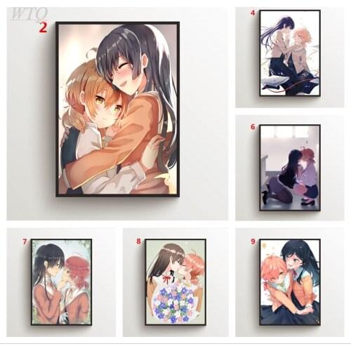 Bloom Into You Yuri Touko Nanami Anime Posters Canvas Painting Posters and Prints Wall Decor Wall Art Picture Home Decoration