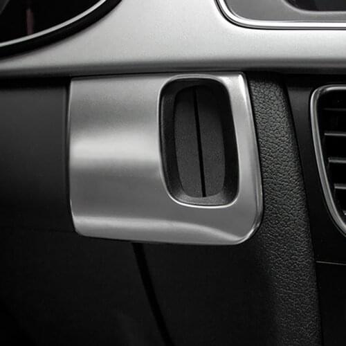 Car accessories ,Interior car keyhole decorative frame cover trim stainless steel car 3D strip sticker for Audi A5 A4 S4 09-15