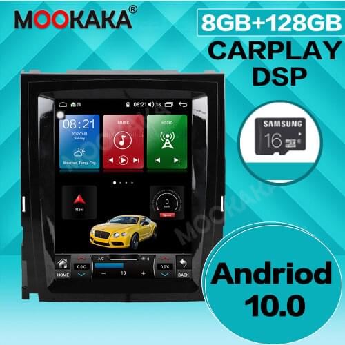 Car GPS Navigation For Cadillac Escalade Android 10 64GB Tesla style HeadUnit Auto Stereo Multimedia Player Radio Tape Recorder