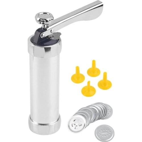 Multi Pattern Cookie Extruder Press Machine Stainless steel Biscuit Maker Cake Making Decorating Gun Kitchen Tools Bakeware