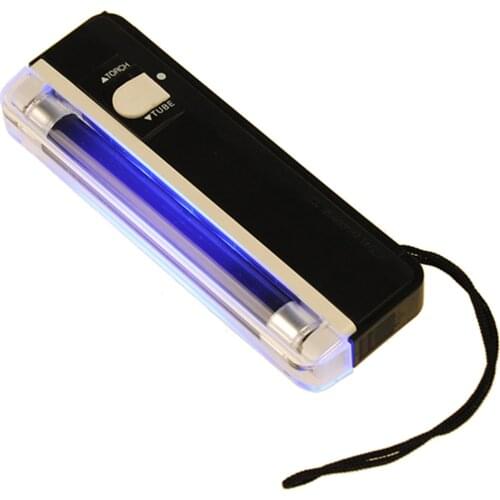 2 in 1 Handheld Portable UV Black Light Torch Portable Fake Money Cash Detector Fake Counterfeit Currency Detector Money Tester