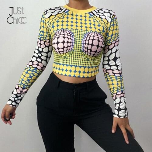 Женские трикотажные футболки Justchicc China At AliExpress