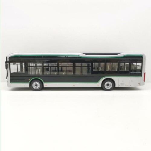 Diecast 1:43 Scale New Energy Bus Station Wagon Simulation Alloy Model Collection Display Decoration Gift Toys for Boys