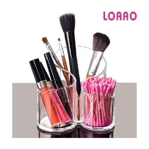 Fashion makeup case home cosmetic box makeup bag storage box brush organizer