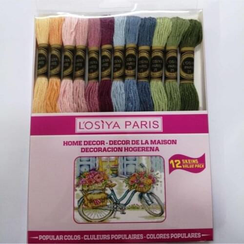 Muline Set-Cross Stitch Rope Set 12 Set (Pink Box)