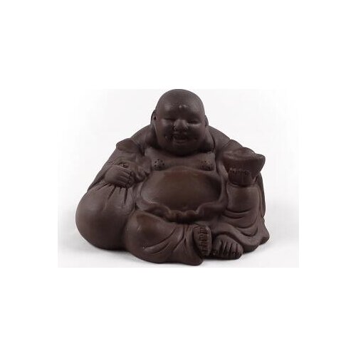 Wholesale purple clay big belly Maitreya Buddha Chinese tea pets kongfu tea accessories factory outlet T68