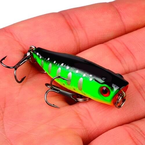 1PCS Big Mouth Minnow Ice Fishing Lures 45mm/g/ Artificial Plastic Floating Fish Hard Bait Wobblers for Pike CrankBait Tackle