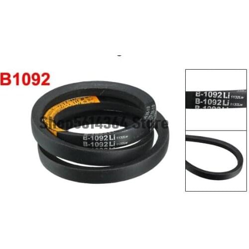 B1092 Rubber Transmission Driving Belt V-Belt 17mm Width x 11mm Thickness