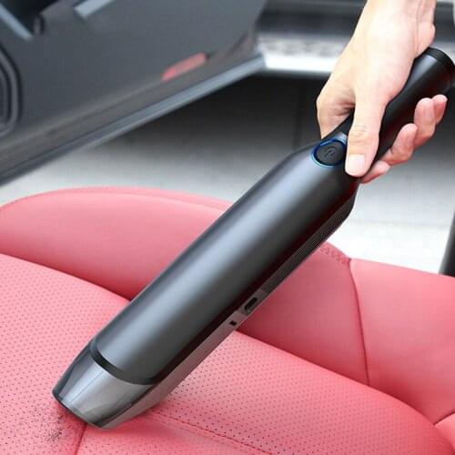 Handheld Wireless Vacuum Cleaner Powerful Cyclone Suction Rechargeable Car Vacuum Cleaner Cordless Wet/Dry Auto for Car Home