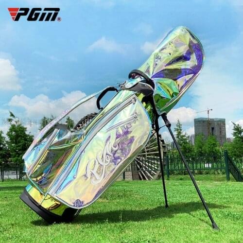 Pgm Golf Standard Bags Shoulder Strap Large Capacity Golf Bag Pu Waterproof Rack Stand Pack Put All Sets Clubs Dazzling Packages