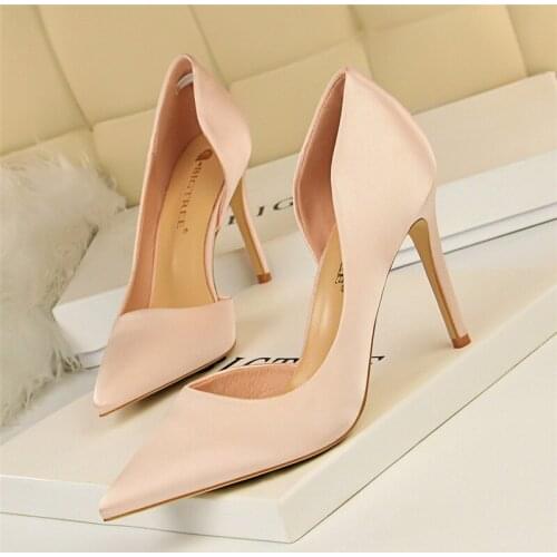 Valentine Shoes Black Heels Ladies Pumps Elegant Shoes For Woman Stiletto Sexy High Heels Women Dress Shoes Extreme High Heels