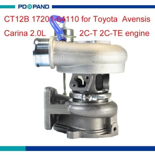 Turbo part CT12B turbocharger compressor for Toyota Avensis T22 Carina T19 2C-T 2C-TE diesel engine 17201-64110