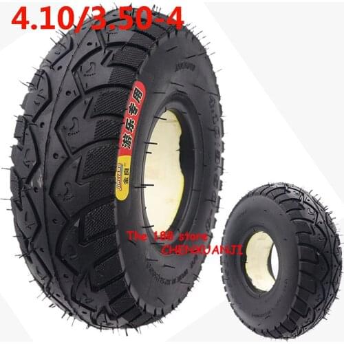 High Quality 4.10/3.50-4 Solid Tire Explosion-proof Tyre for 3wheel Scooter,electric Bicycle,electric Scooter,Warehouse Cart