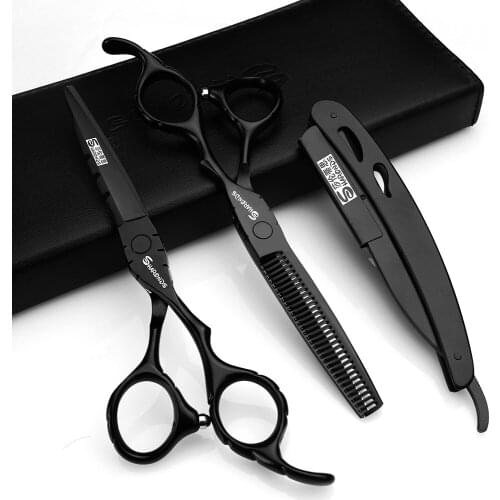 Sharonds japanese 440c stainless steel scissors 6 inch for professional hairdressing scissors for beauty salon haircuts fine