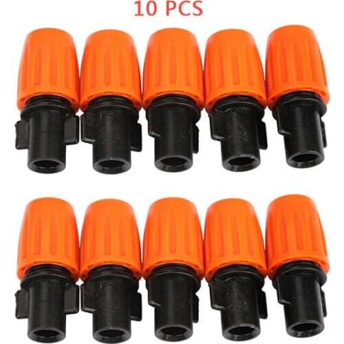 10pcs/lot Garden Sprayers Micro Sprinkler Head Single Nozzle Water Spray Set Mist Humidification Set