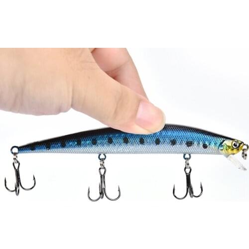 12.5cm 12.5g minnow fishing lures plastic baits hard lures bass crank baits 4