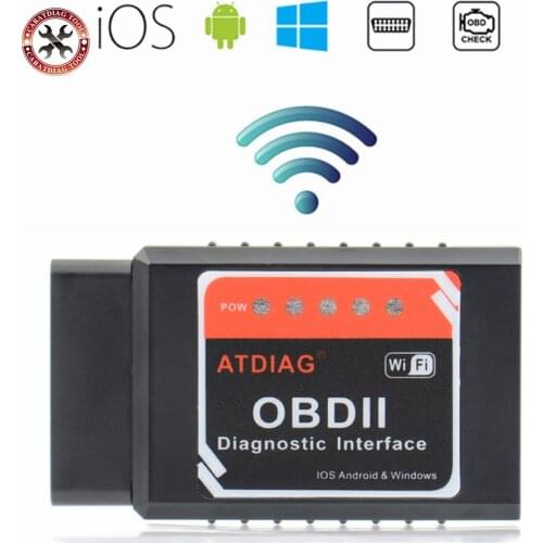 2018 Universal OBD2 WIFI ELM327 V 1.5 Scanner for iPhone IOS Android Auto OBDII Diagnosis Tool OBD 2 ELM 327 V1.5 WI-FI ODB2