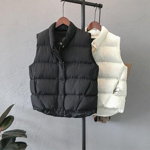 2020 High Quality Women Autumn Warm Coat Sleeveless Chic Black Color Vest Tops Chaleco Mujer Gilet Casaco Feminino