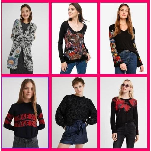2020 DESIGUAL Spanish fashion Womens new stylish high quality sweaters for