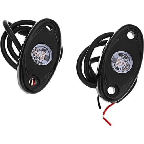 Car Wheel Eyebrow Bottom Atmosphere Lamp 9W Chassis Light Red Led For Car Motorcycle Wrangler Truck Off-road Vehicle Decorative