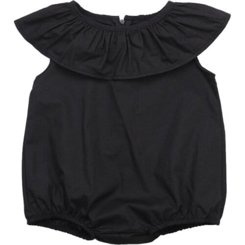 Baby Rompers Summer Baby Girls Clothing Newborn Baby Clothes Ruffle Bebe Short Sleeve Baby Girl Clothes Infant Jumpsuits Sunsuit