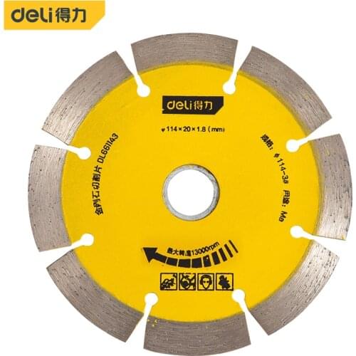 Deli Circular Saw Blade Mn Steel Metal Aluminum Copper Cutting Blade 114 mm Wood Aluminum Metal Plate Cutting Tool High Quality