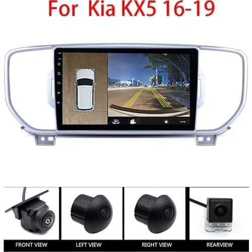 For KIA Sportage 4 2016 2017 2018 KX5 Car Radio Multimedia video player GPS And 360 panoramic imaging system combined into one