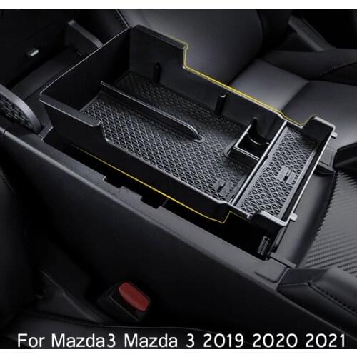 For Mazda3 Mazda 3 2019 2020 2021 Central Control Storage Box Armrest Box Storage Box Car Accessories
