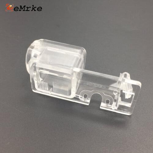 EEMRKE Car Camera Bracket DIY Number Plate Lights Mount Housing for Ford Mondeo Fusion 2013-2018