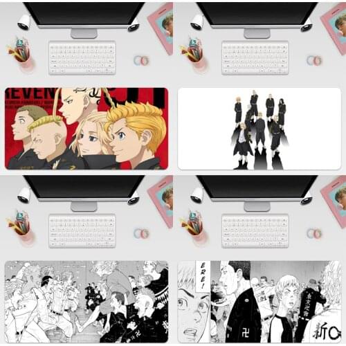 Tokyo Revengers Gaming Mousepad Large Super Size Game Mouse Pad Mause Mat Rubber For Keyboard Computer