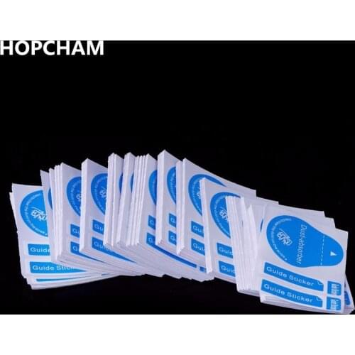 1/20/50/100pcs Blue Dust Removal Phone Screen Cleaning Tool All Phones 3 in 1 Dust-absorber + Guide Sticker Clear Dust on Screen