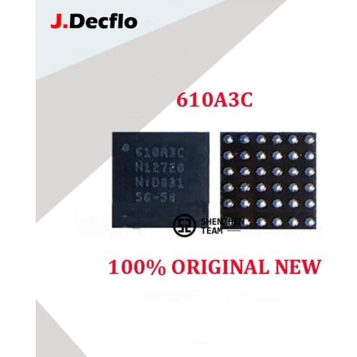 JDecflo 100% Original New 610A3C For IC Charger iPad Pro3 11 12.9 3Gen A1980 A1876 A2013 USB Charging Chip 36Pin Replacement