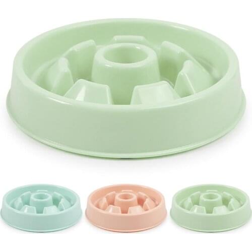 Legendog Creative Candy Color Pet Bowl Anti-Gulping Non-Slip Pet Slow Feeder Pet Feeding Bowl For Cat Dog Pet Feeding Supplies