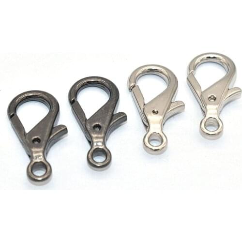 3mm Metal Swivel Clasp Lobster Clasps Trigger Clips Handbag Hook Carabiner Snap Clip Hook metal keychain hook for Bag Tote DIY