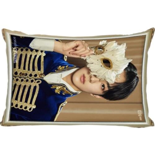 Rectangle Pillow Cases Hot Sale Best KPOP ENHYPEN JUNGWON Pillow Cover Home Textiles Decorative Double Sided Pillowcase Custom