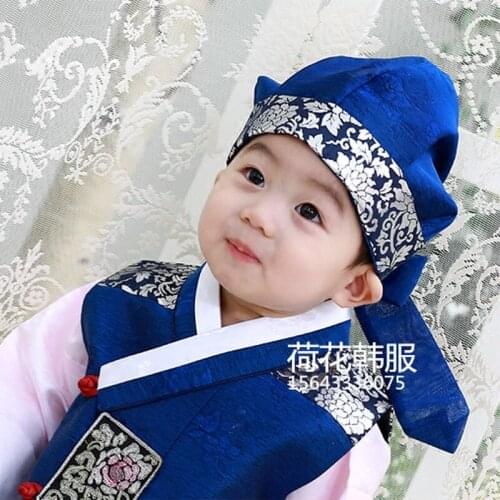 Hat Baby Boy Childrens Hanfu Hat One Year Old Boy Birthday Hat Newborn Photo Props